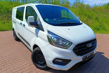 FORD TRANSIT CUSTOM 2.0 130 KM, 5 miejsc, DOKA, Bardzo Ładny, Bogaty